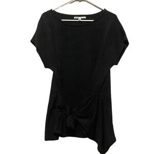 Seven7 Side Tie Short Sleeve Sweater Shirt‎